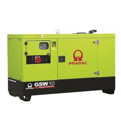 Pramac GSW10Y Трехфазный дизель-генератор 7 кВт в кожухе