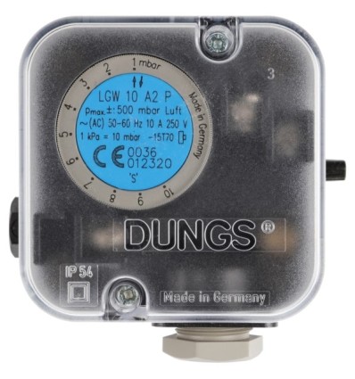 Dungs LGW 10 A2P Реле давления воздуха с контрольной кнопкой