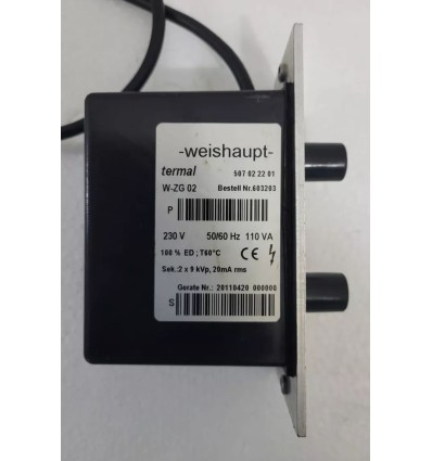 Weishaupt W-ZG 02 Трансформатор поджига